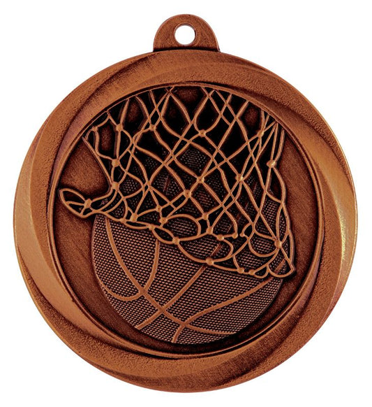 ME907B Basketball Econo Medal Bronze 5cm
