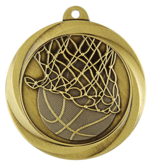 ME907G Basketball Econo Medal Gold 5cm