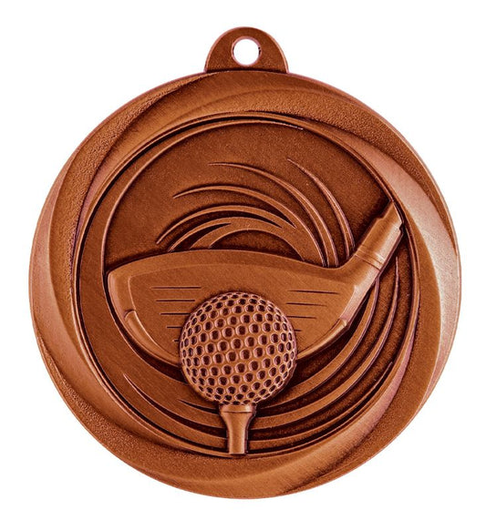 ME909B Golf Econo Medal Bronze 5cm
