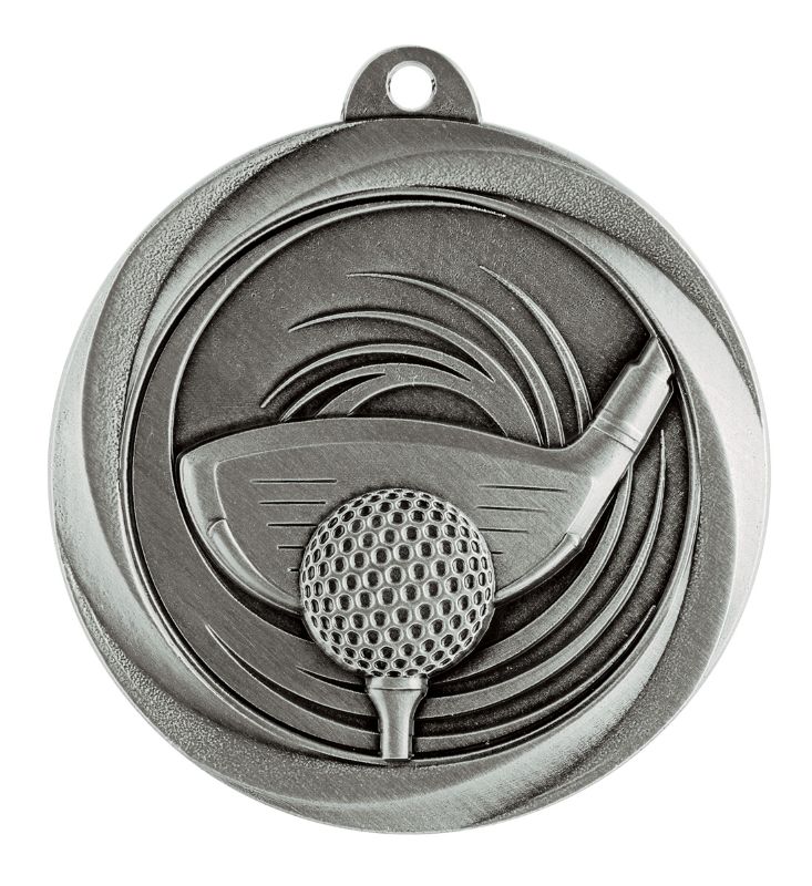 ME909S Golf Econo Medal Silver 5cm