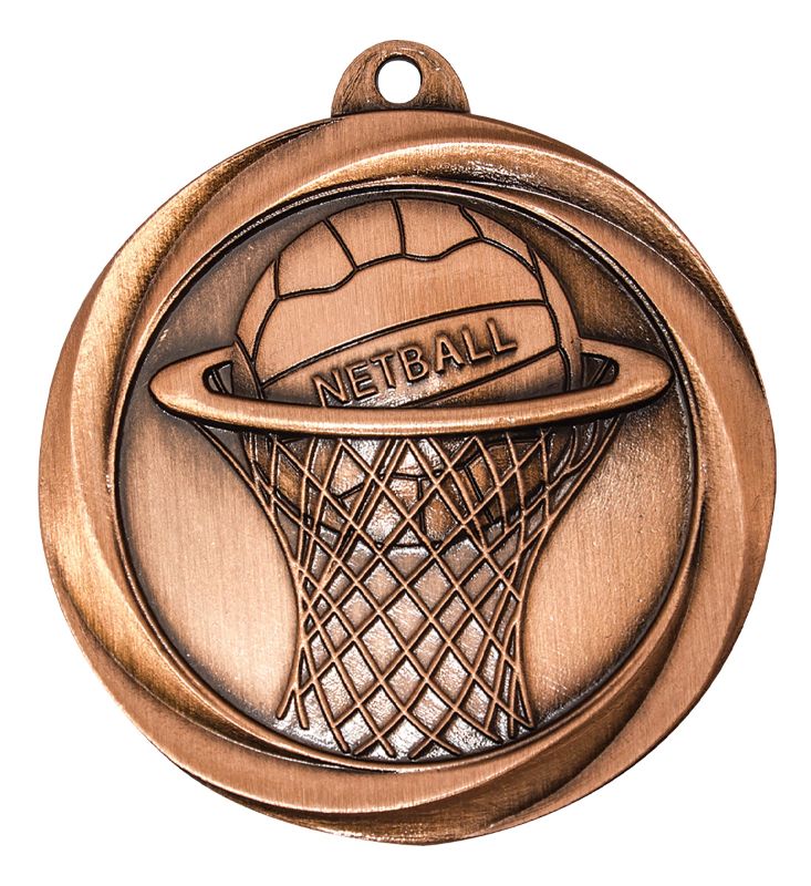ME911B Netball Econo Medal Bronze 5cm