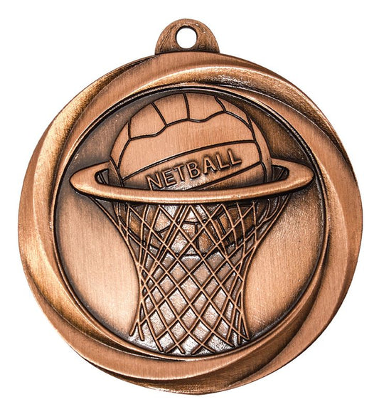 ME911B Netball Econo Medal Bronze 5cm