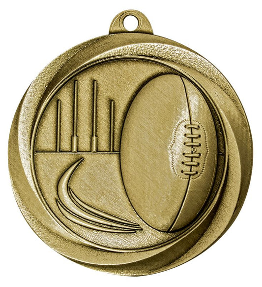 ME912G Footy Econo Medal Gold 5cm