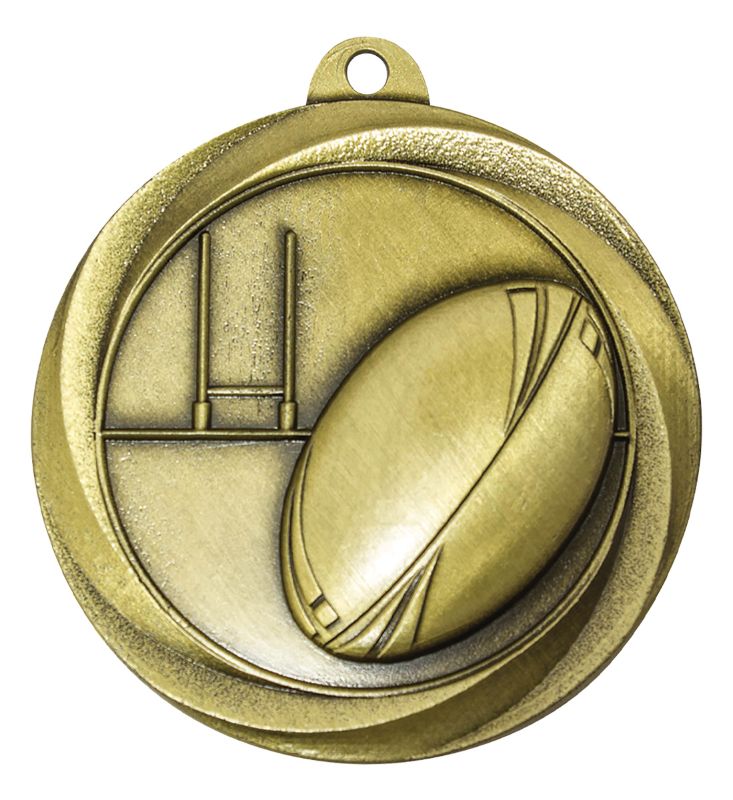 ME913G Rugby Econo Medal Gold 5cm