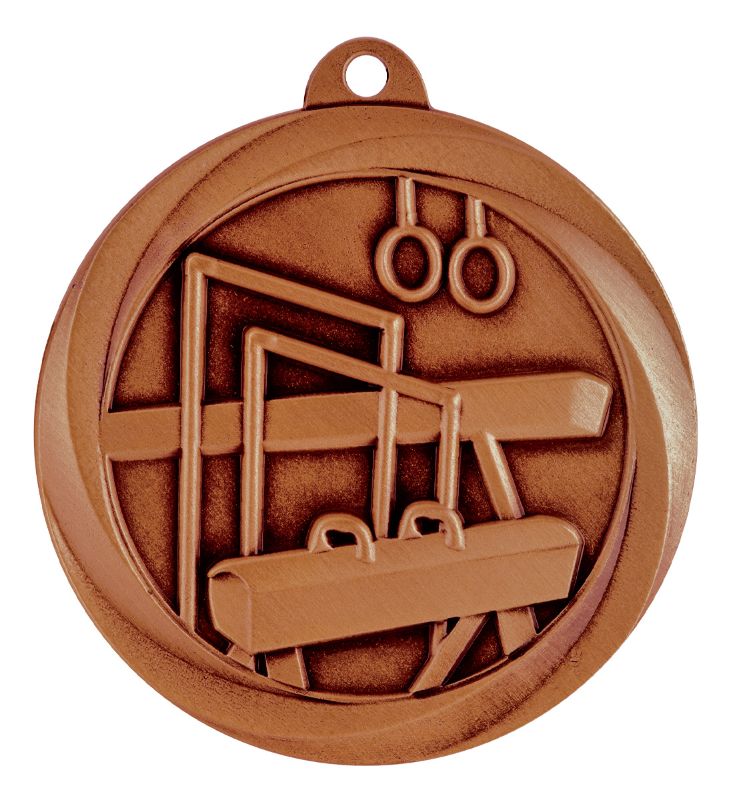 ME914B Gymnastics Econo Medal Bronze 5cm