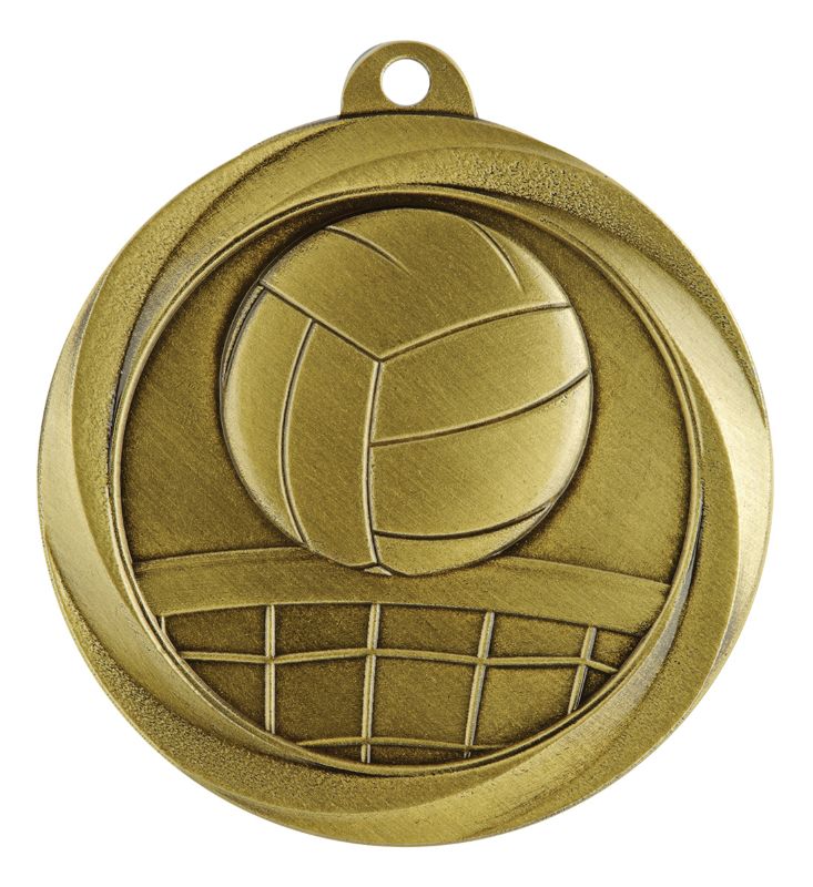 ME915G Volleyball Econo Medal Gold 5cm