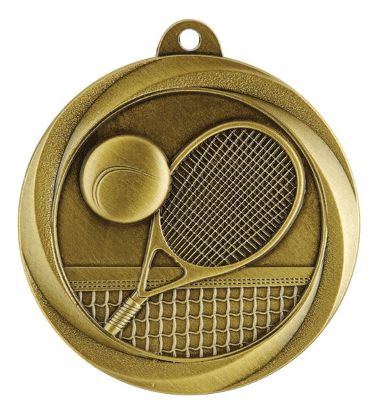 ME918G Tennis Econo Medal Gold 5cm