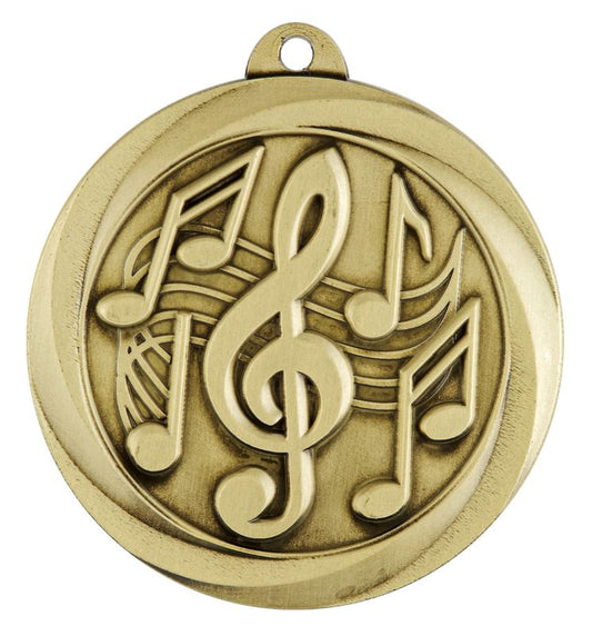 ME921G Music Econo Medal Gold 5cm