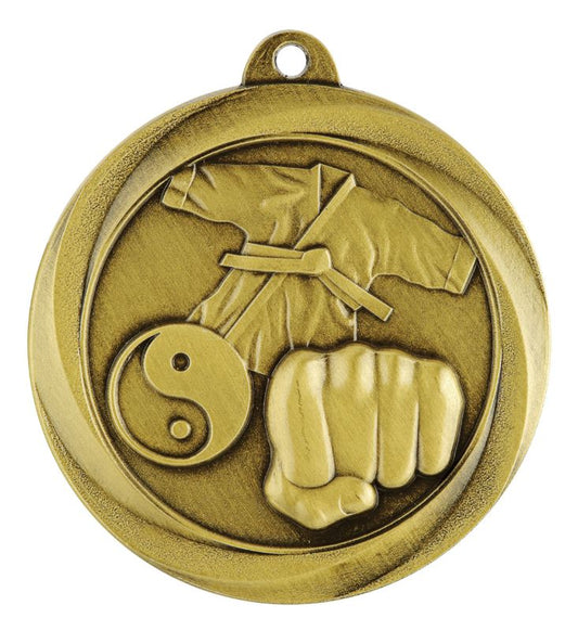 ME923G Martial Arts Econo Medal Gold 5cm