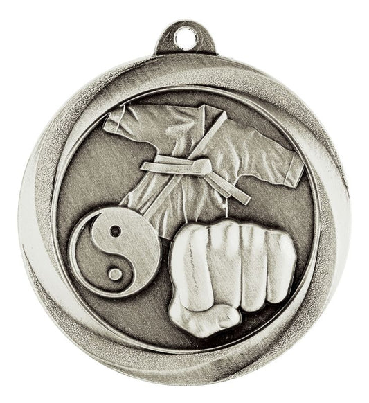 ME923S Martial Arts Econo Medal Silver 5cm