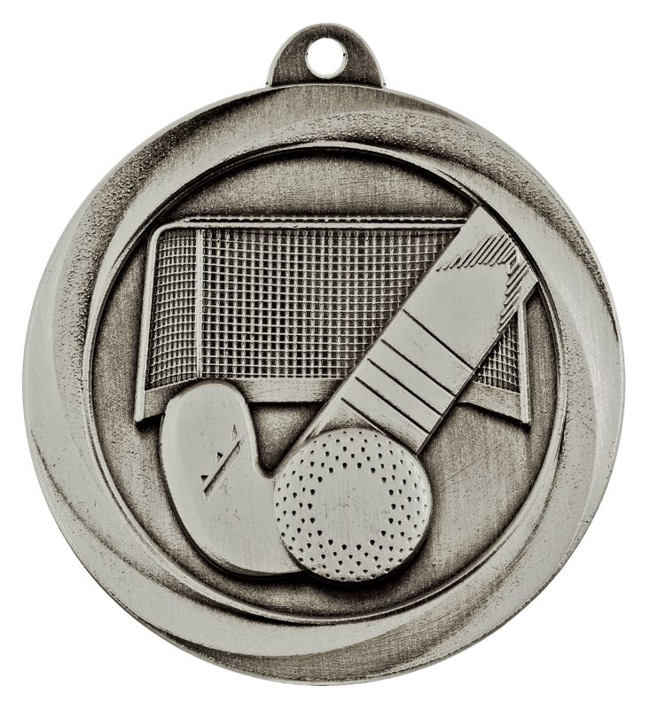 ME929S Hockey Econo Medal Silver 5cm