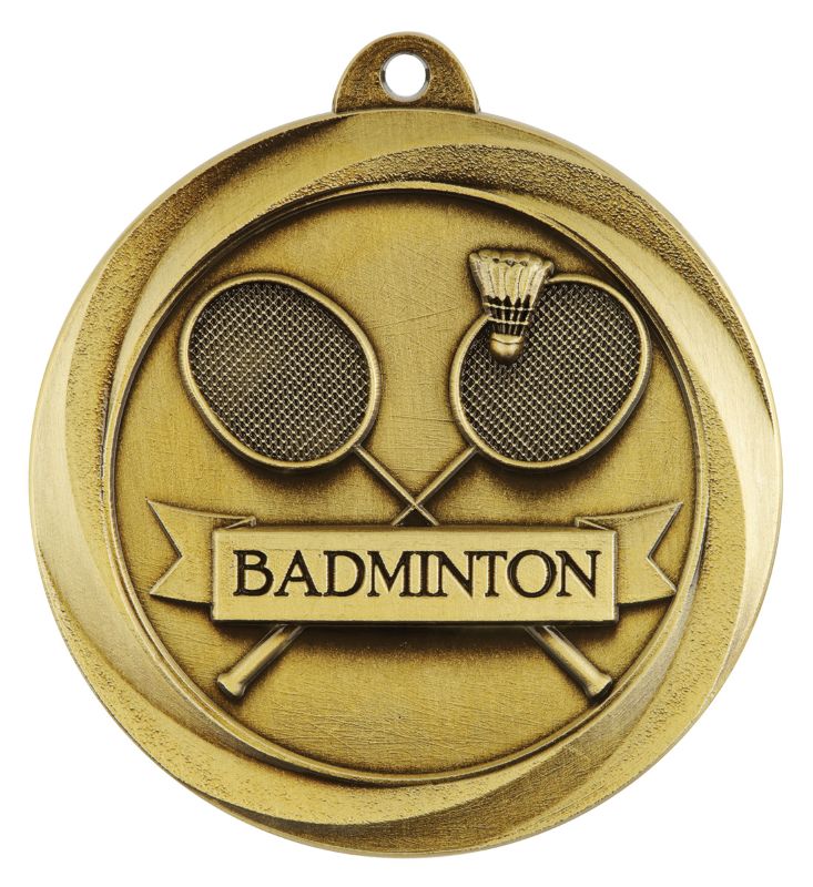 ME946G Badminton Econo Medal Gold 5cm