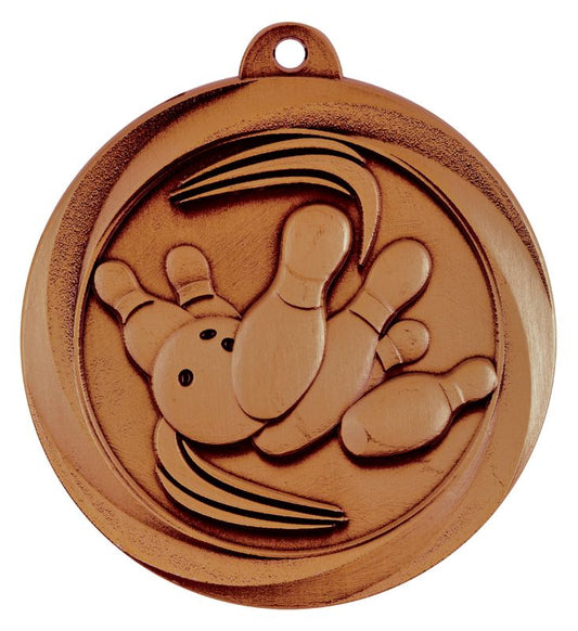 ME952B Tenpin Econo Medal Bronze 5cm
