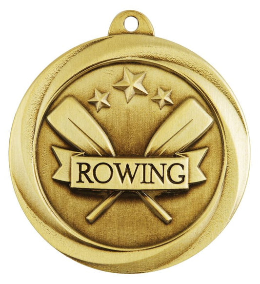 ME973G Rowing Econo Medal Gold 5cm