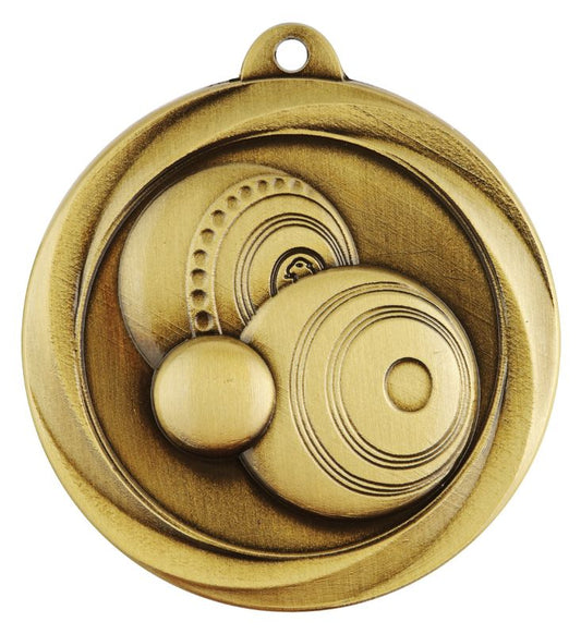 ME983G Bowls Econo Medal Gold 5cm