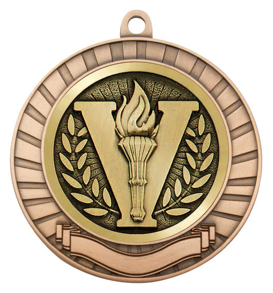 MES201B Eco Scroll Victory Bronze Medal 7cm
