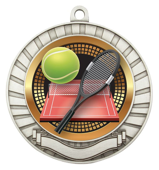 MES218S Eco Scroll Tennis Silver 7cm