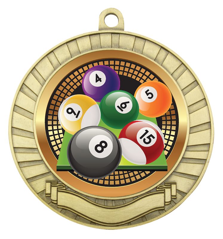 MES229G Eco Scroll Pool Gold 7cm
