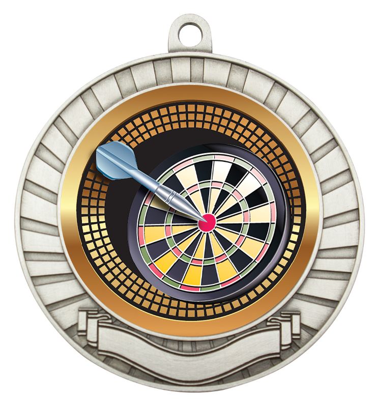MES238S Eco Scroll Darts Silver 7cm