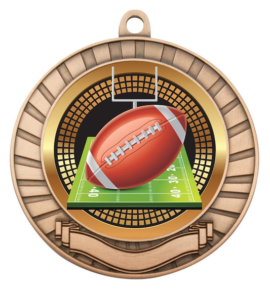 MES255B Eco Scroll Gridiron Bronze 7cm