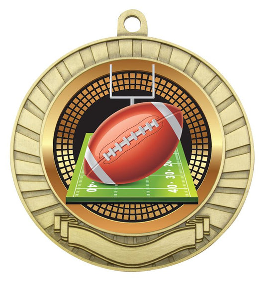 MES255G Eco Scroll Gridiron Gold 7cm