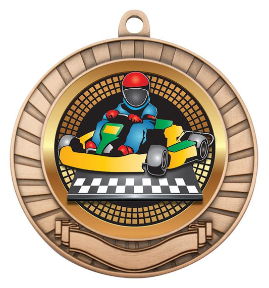 MES265B Eco Scroll Go Kart Bronze 7cm