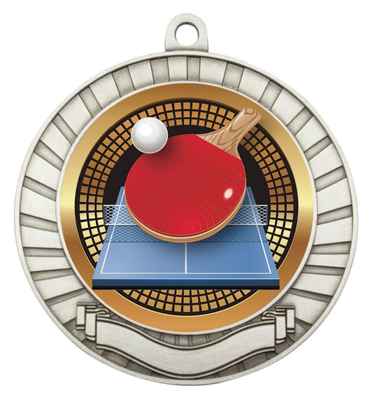 MES266S Eco Scroll Table Tennis Silver 7cm