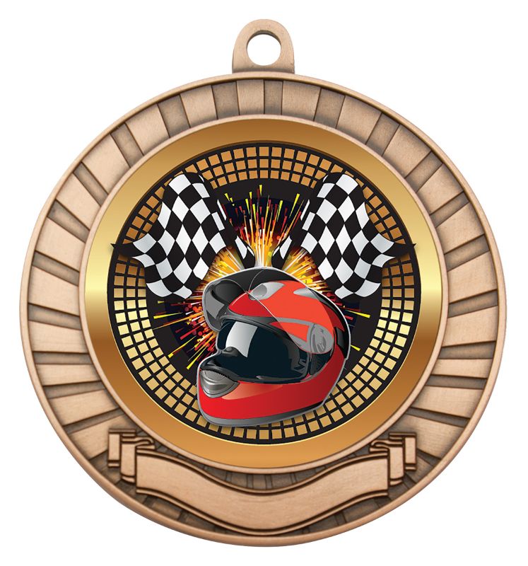 MES284B Eco Scroll Motorsport Bronze 7cm