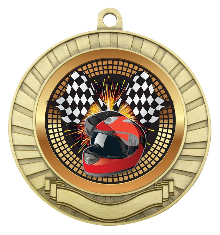 MES284G Eco Scroll Motorsport Gold 7cm