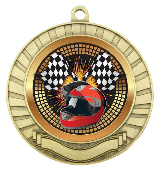MES284G Eco Scroll Motorsport Gold 7cm