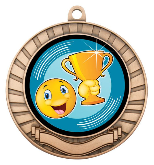 MES290B Laurel Smiley Cup Bronze 7cm