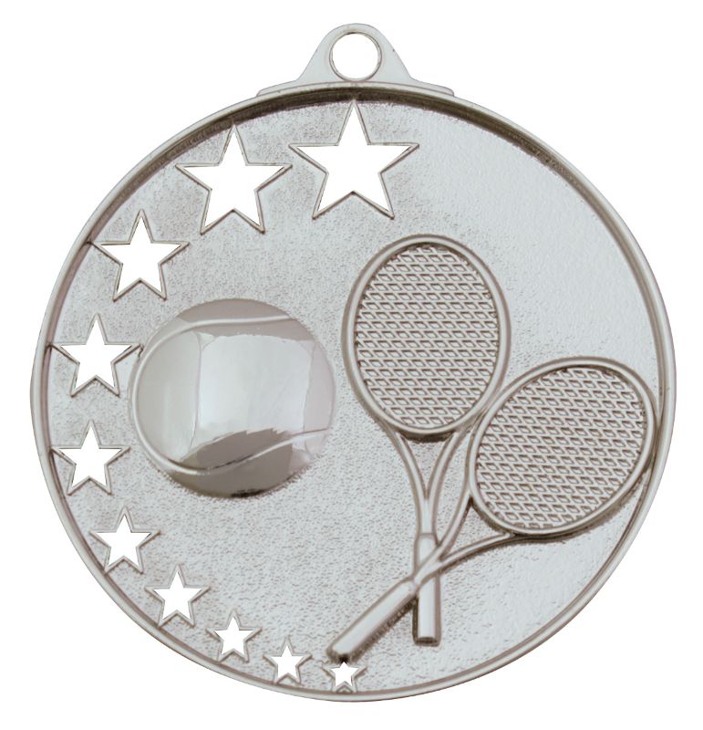 MH918S Tennis Stars Medal Silver 5.2cm