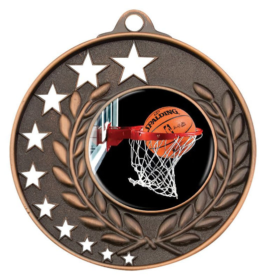 MH950B-C601 Basketball Bronze Medal 5.2cm