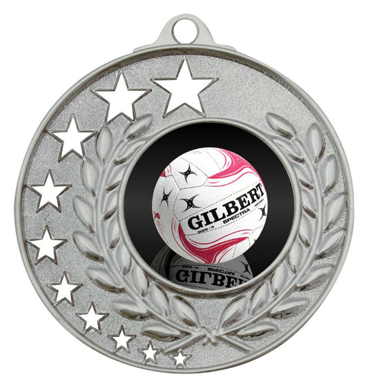MH950S-C911 Netball Silver Medal 5.2cm