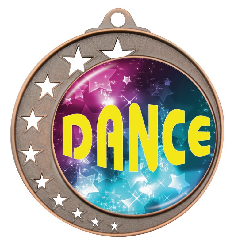 MH970B-C324 Dance Bronze Medal 7cm