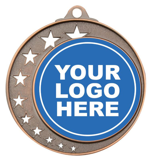 MH970B Star Series Insert Bronze Medal 7cm