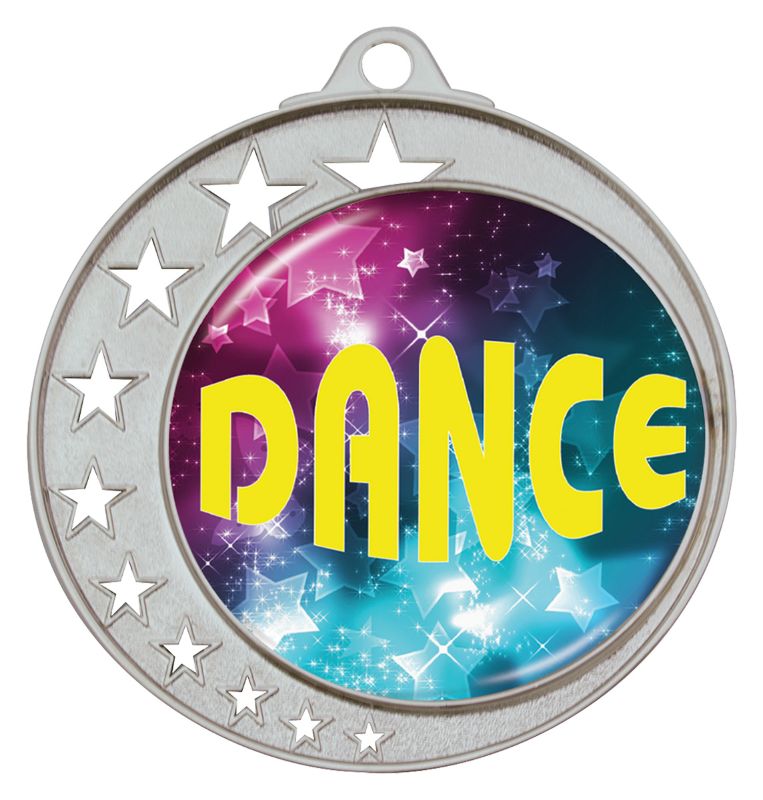 MH970S-C324 Dance Silver Medal 7cm