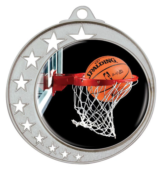 MH970S-C601 Basketball Silver Medal 7cm