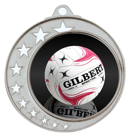 MH970S-C911 Netball Silver Medal 7cm