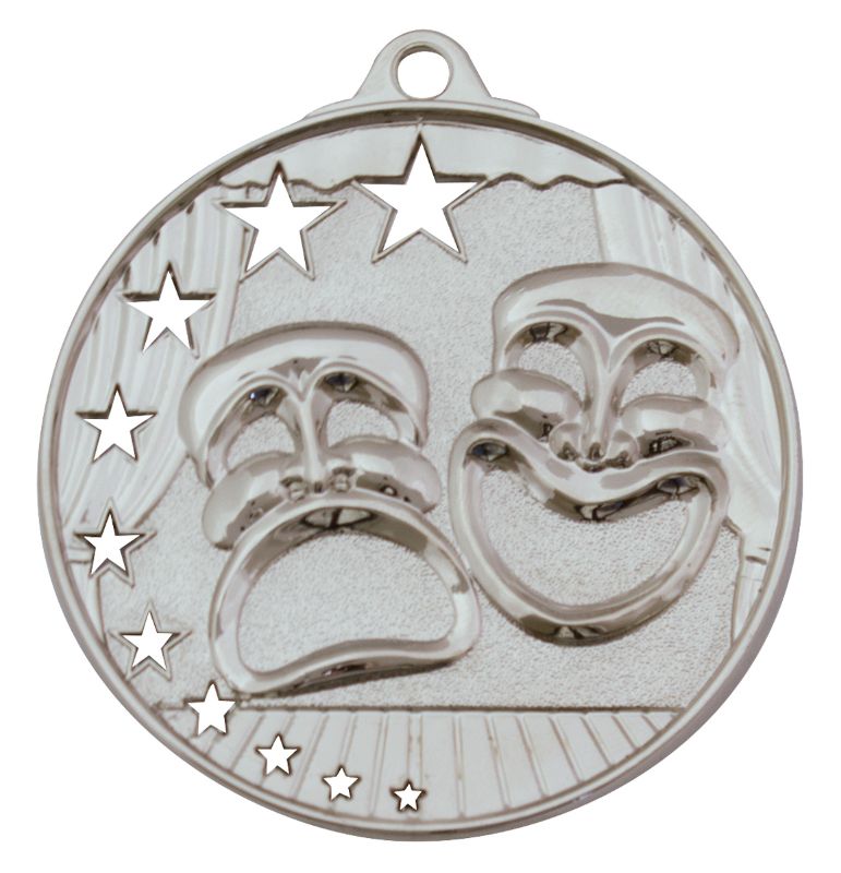 MH994S Drama Stars Medal Silver 5.2cm