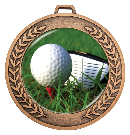 MJ50B-C171 Prestige Golf Medal Bronze 7cm