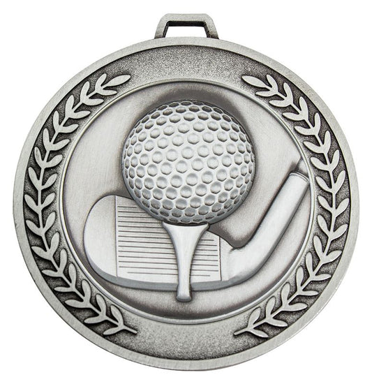 MMJ517S Prestige Golf Silver Medal 7cm