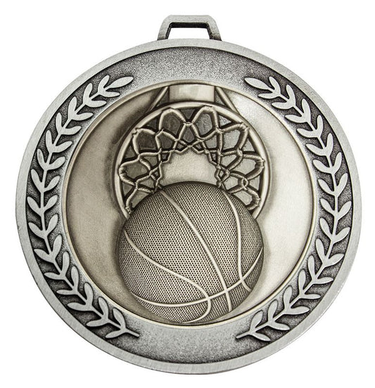 MMJ534S Prestige Basketball Silver Medal 7cm