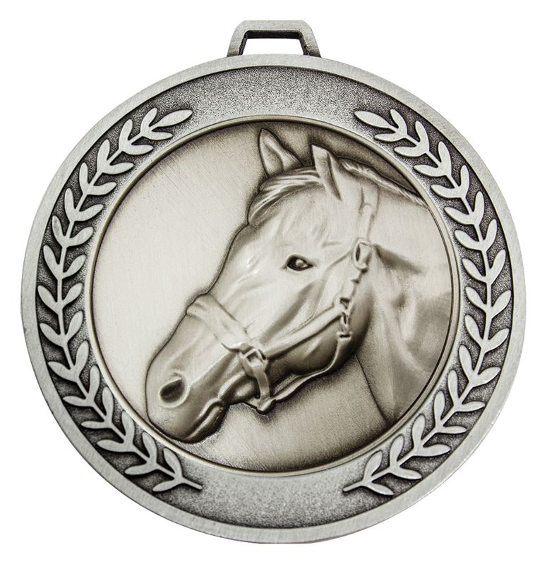 MMJ535S Prestige Horse Silver Medal 7cm