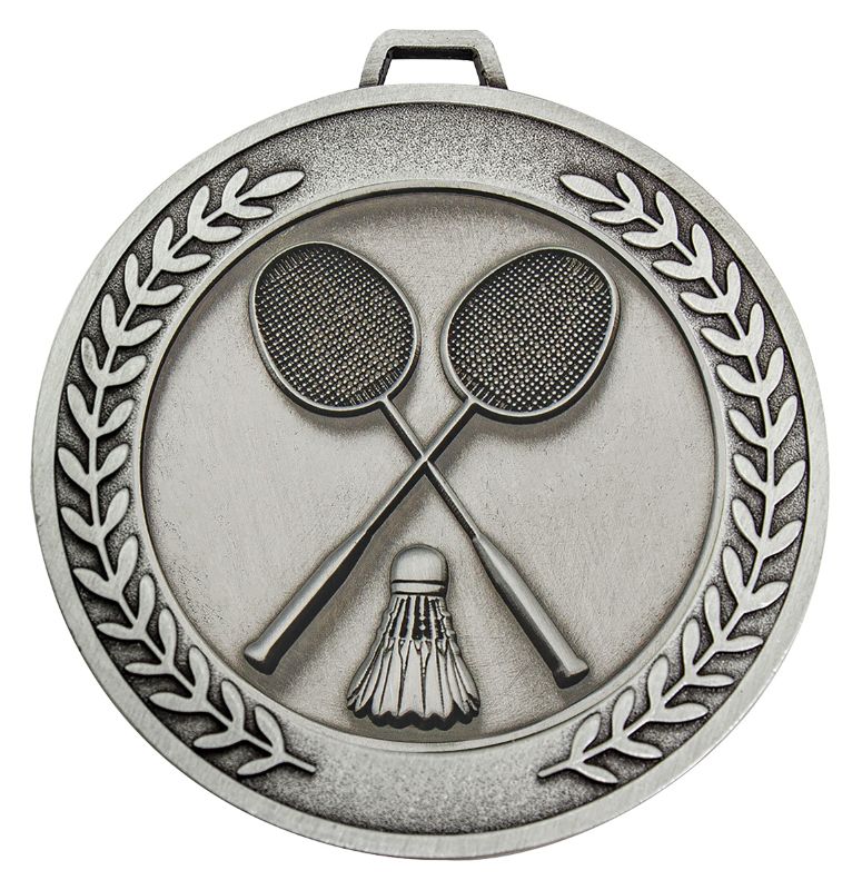 MMJ546S Prestige Badminton Silver Medal 7cm