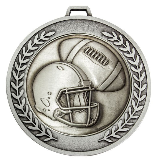 MMJ555S Prestige Gridiron Silver Medal 7cm