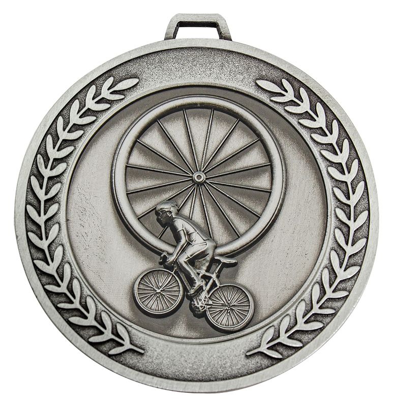 MMJ564S Prestige Cycling Silver Medal 7cm