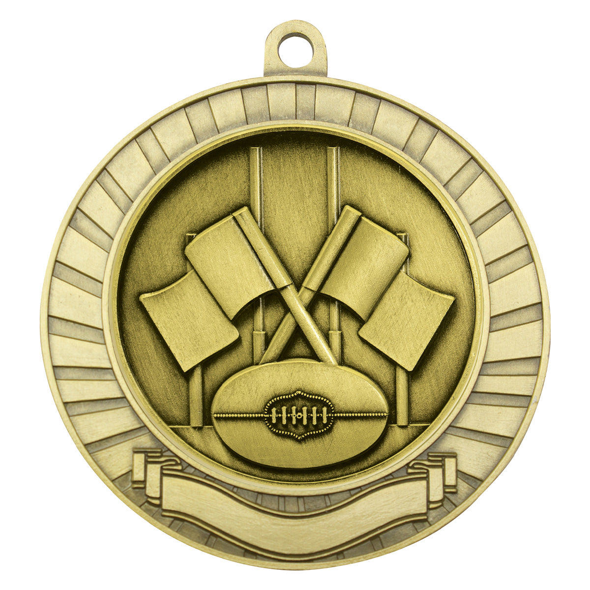MMY2131G Eco Scroll - Goal Flags Gold