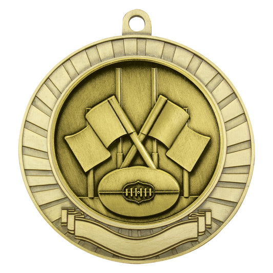 MMY2131G Eco Scroll - Goal Flags Gold