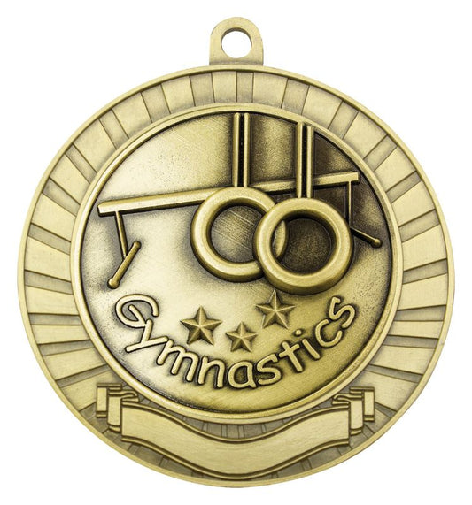 MMY214G Eco Scroll Gymnastics Gold 7cm